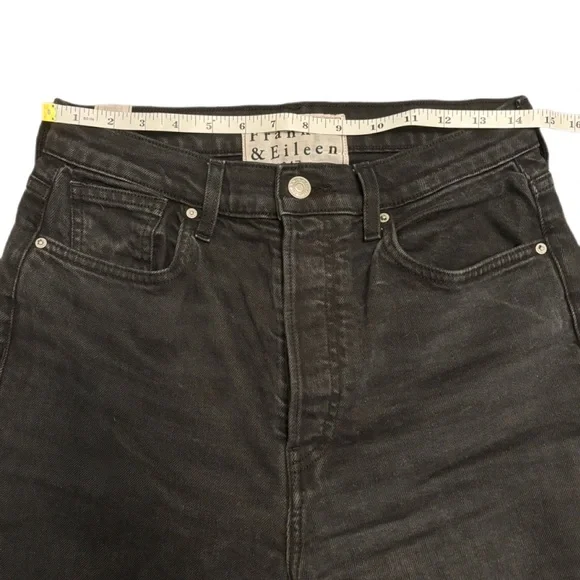 Frank & Eileen Monaghan Straight Leg Black Jeans Size 30 - Picture 3 of 7
